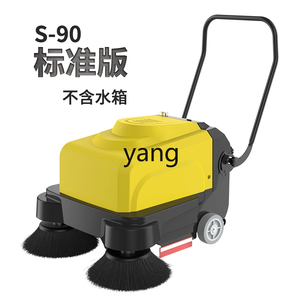 LTT Hand Push Electric Sweeper Industrial Factory Warehouse Dust Suction Workshop Sweeper