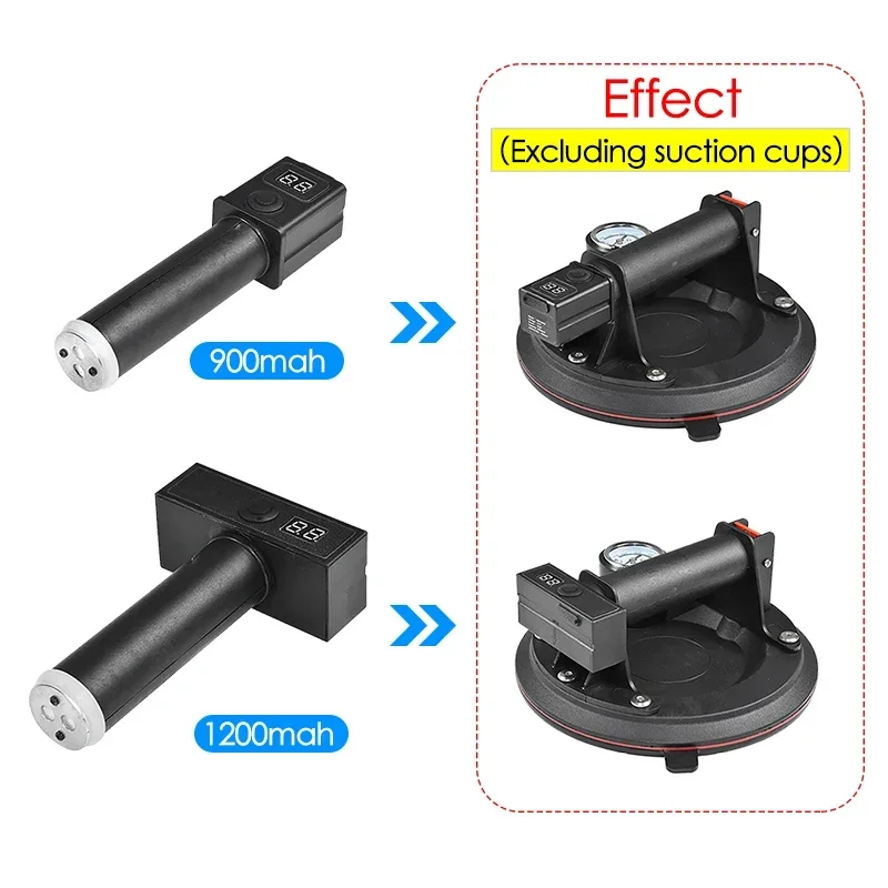 電動ポンプ用自動圧力コンバーター,手動吸引カップ用コンバーター,真空吸引,900 mAh, 1200mah
