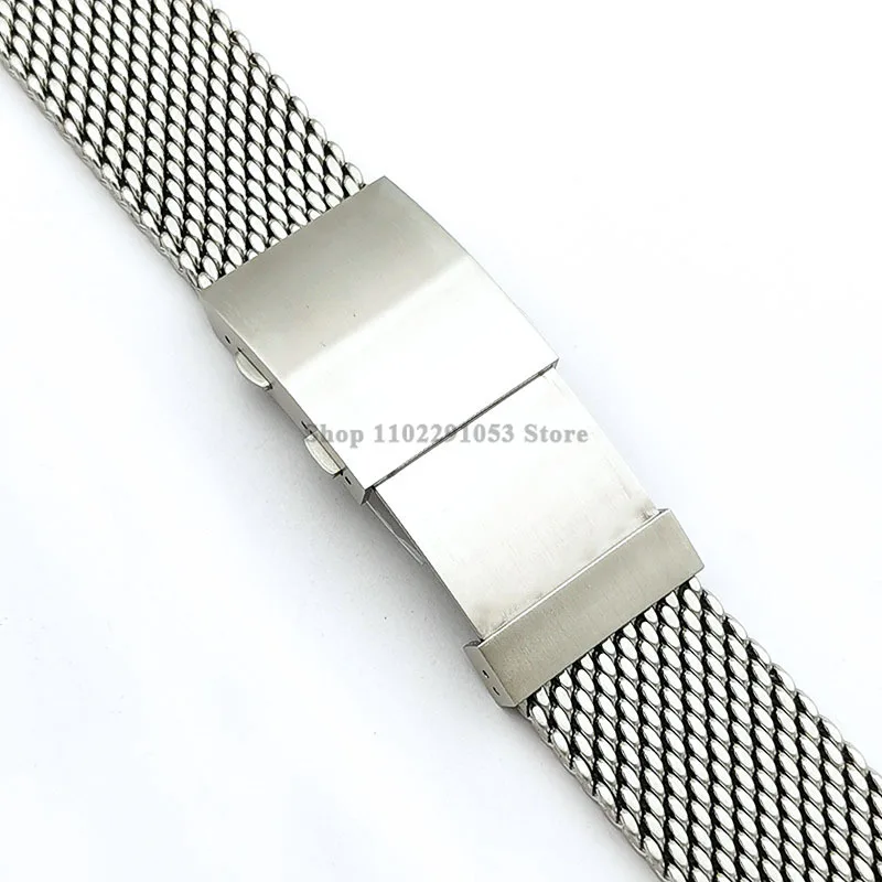 316L Stainless Steel Watch Strap 22mm for Seiko for Omega Wrist Band Sport Quick Release Bracelet Men Women Dive Watch Buckle