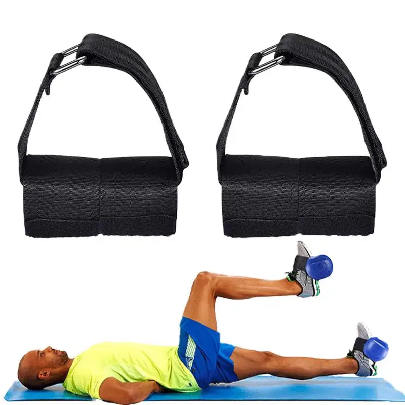 

Dumbbell Ankle Strap 2X Adjustable Leg Lifting Weight Holder Leg Curl Attachment Home Gym Equipment for Women and Men