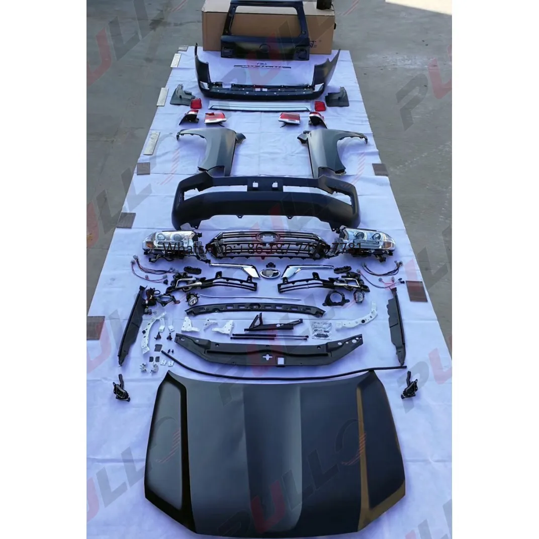 

Высококачественные автомобильные бамперы BodyKit для . ..200 2008-2015–2016-2018 Модель переднего и заднего бампера в сборе Капот