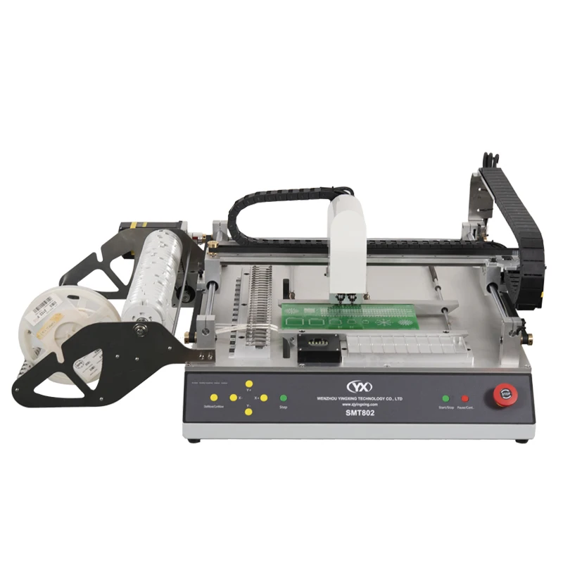 SMT SMT802A-S Pick and Place Machine for Surface Mounting 2 Heads Pick and Place Machine PCB Pick Place Machine