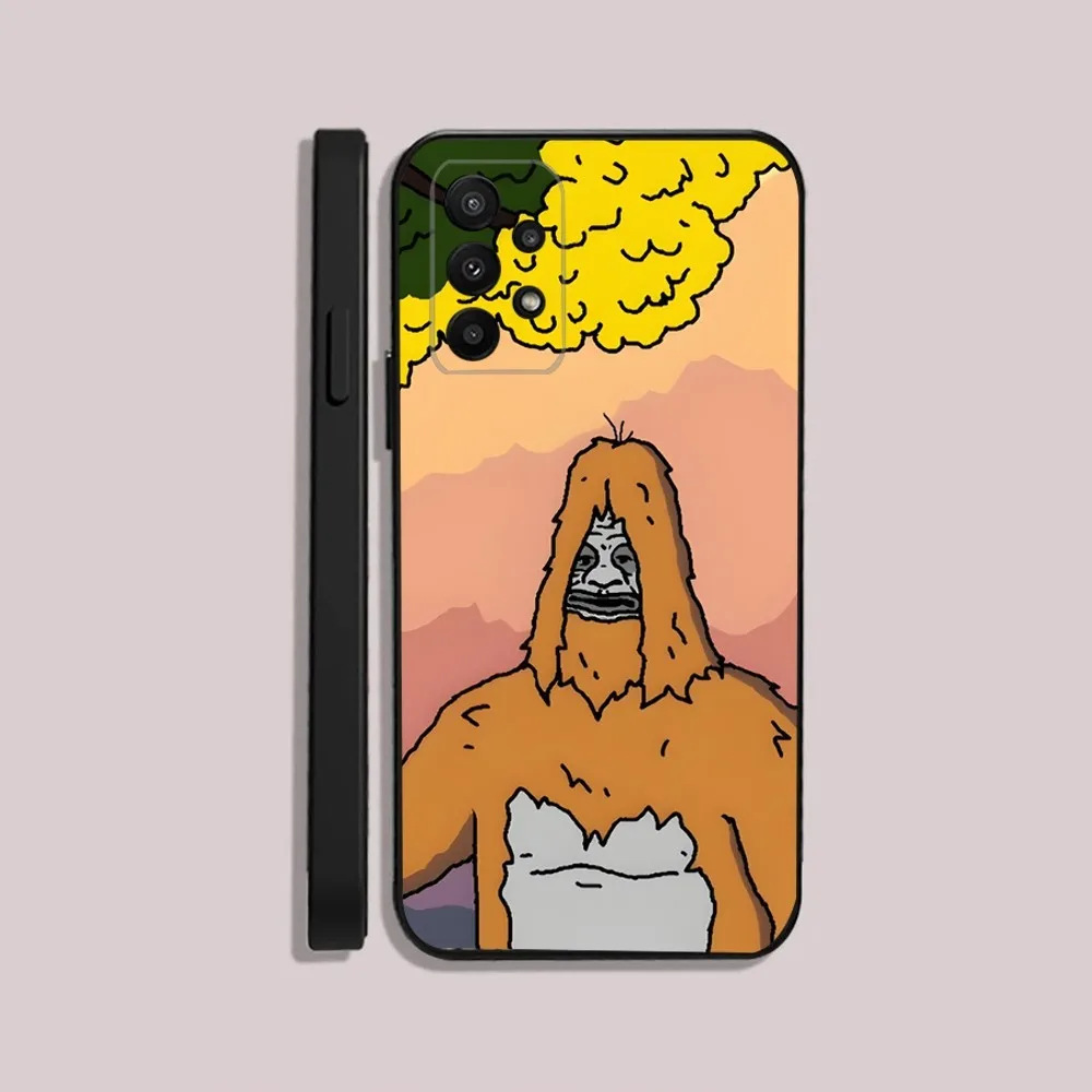 Sassy The Sasquatch  Phone Case For Samsung S24,23,22,30,21,10,9,Ultra,Plus,Lite,FE,5G Black Soft Case