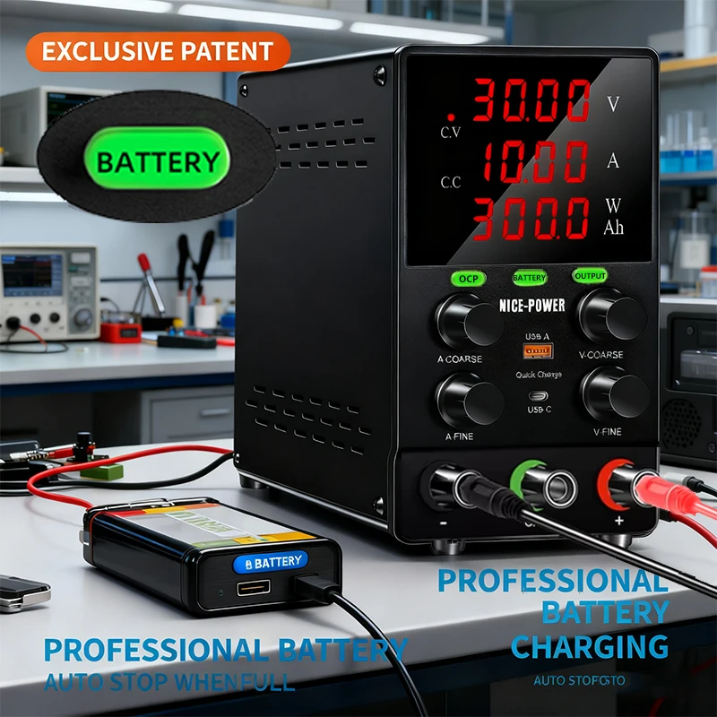 nice-power-bench-lab-dc-power-supply-adjustable-30v-60v-laboratory-ocp-output-10a-charging-of-lithium-iron-phosphate-batteries
