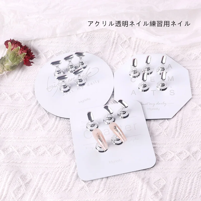 

Tszs Nail Art Practice Display Stand False Nail Holder Manicure Novice Practice Base Magnetic Suction Hook Nail Rest Circular