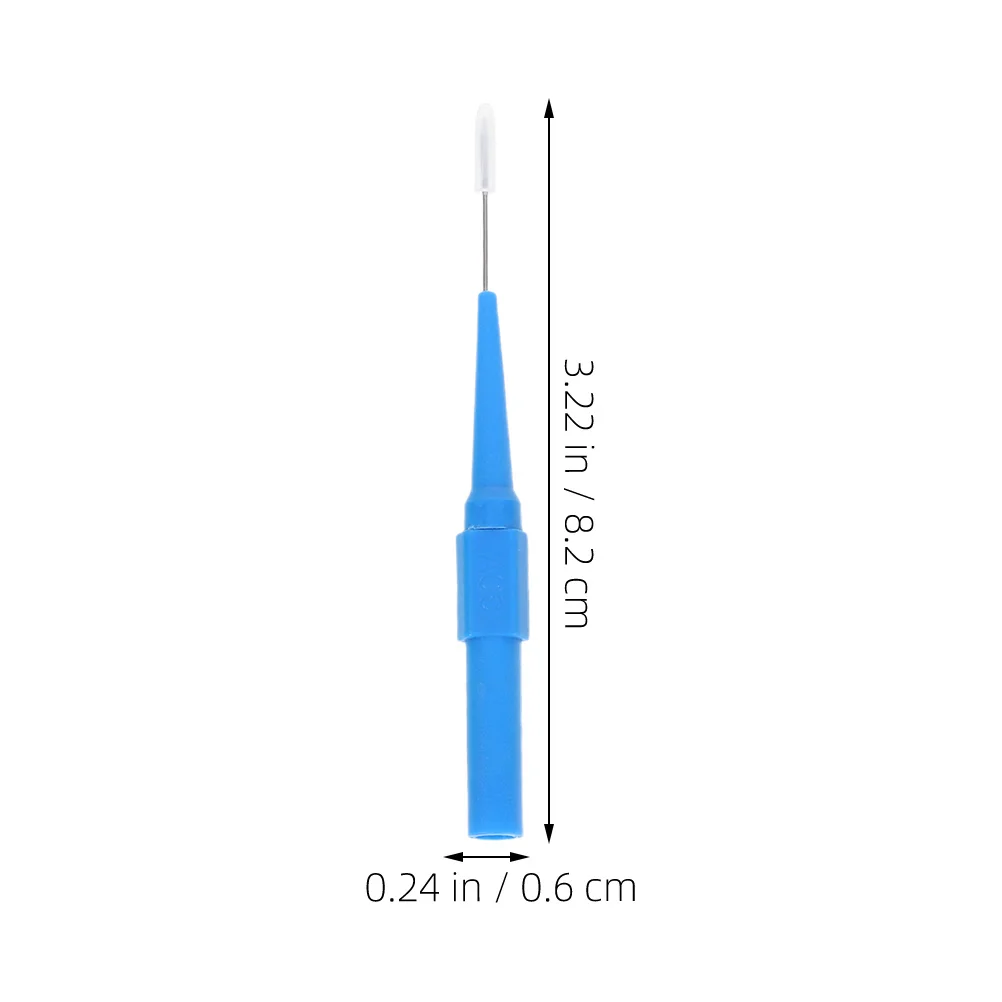 Sondas de teste de piercing de fio para reparo automotivo, 15 peças, 0.7mm, pino traseiro de isolamento, multímetro, diagnóstico elétrico de carro, testador de tensão