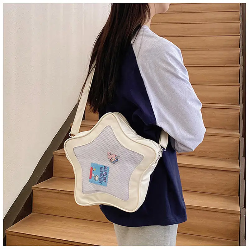 2026 Niedliche Kawaii Ita Bag Original Anime Fünfzackiger Stern Zweidimensionale Umhängetasche Street Fashion Ulzzang Schultertasche für Mädchen – Detail 12