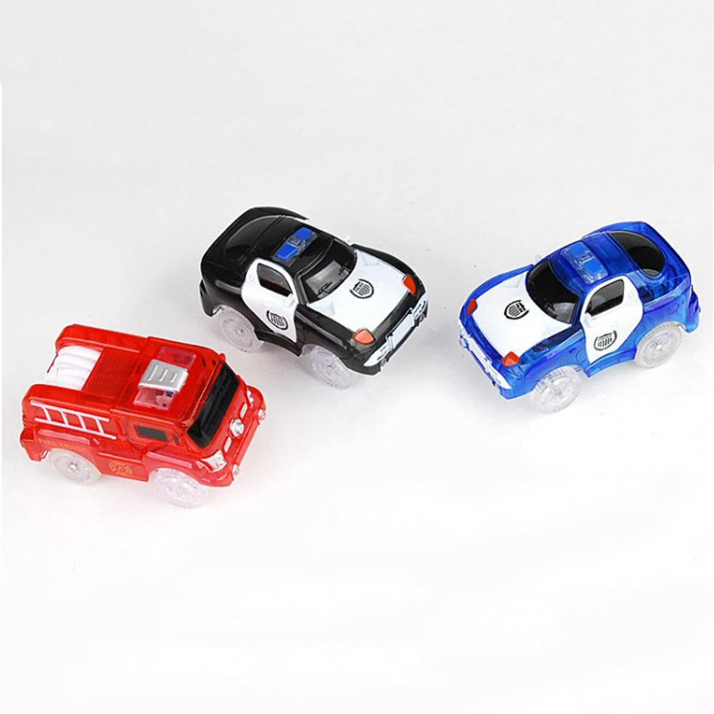 

Red Fire Truck Toys Electric Flashing Lights Roller Luminous Car Model Kids