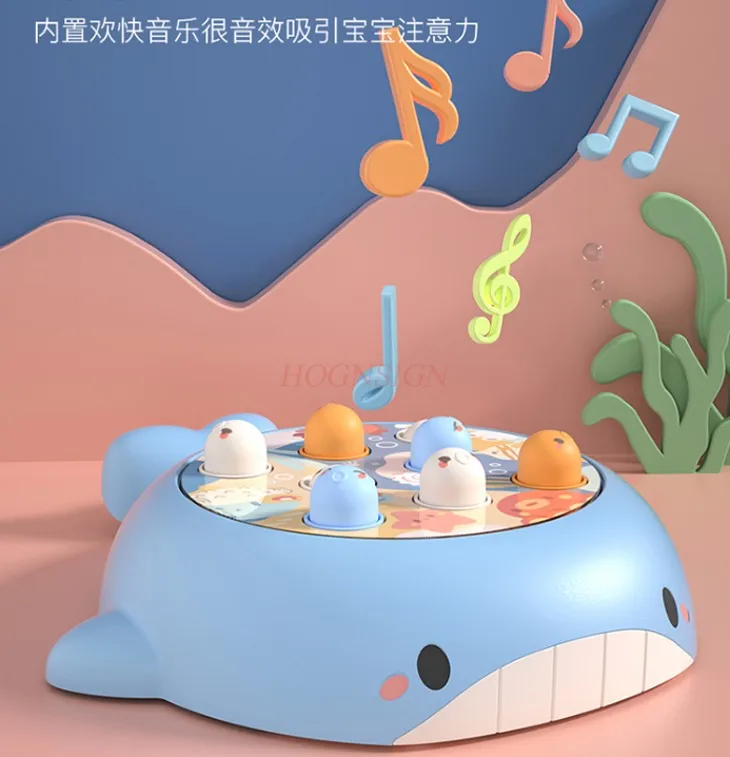 ของเล่นกราวด์ฮอกสําหรับปริศนาสําหรับเด็ก การศึกษาปฐมวัยสําหรับทารกอายุ 1 ถึง 2 ถึงครึ่งปี