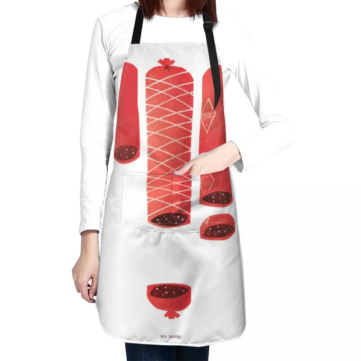 Salami Apron Restaurant For Home Accessories Things For Kitchen Apron