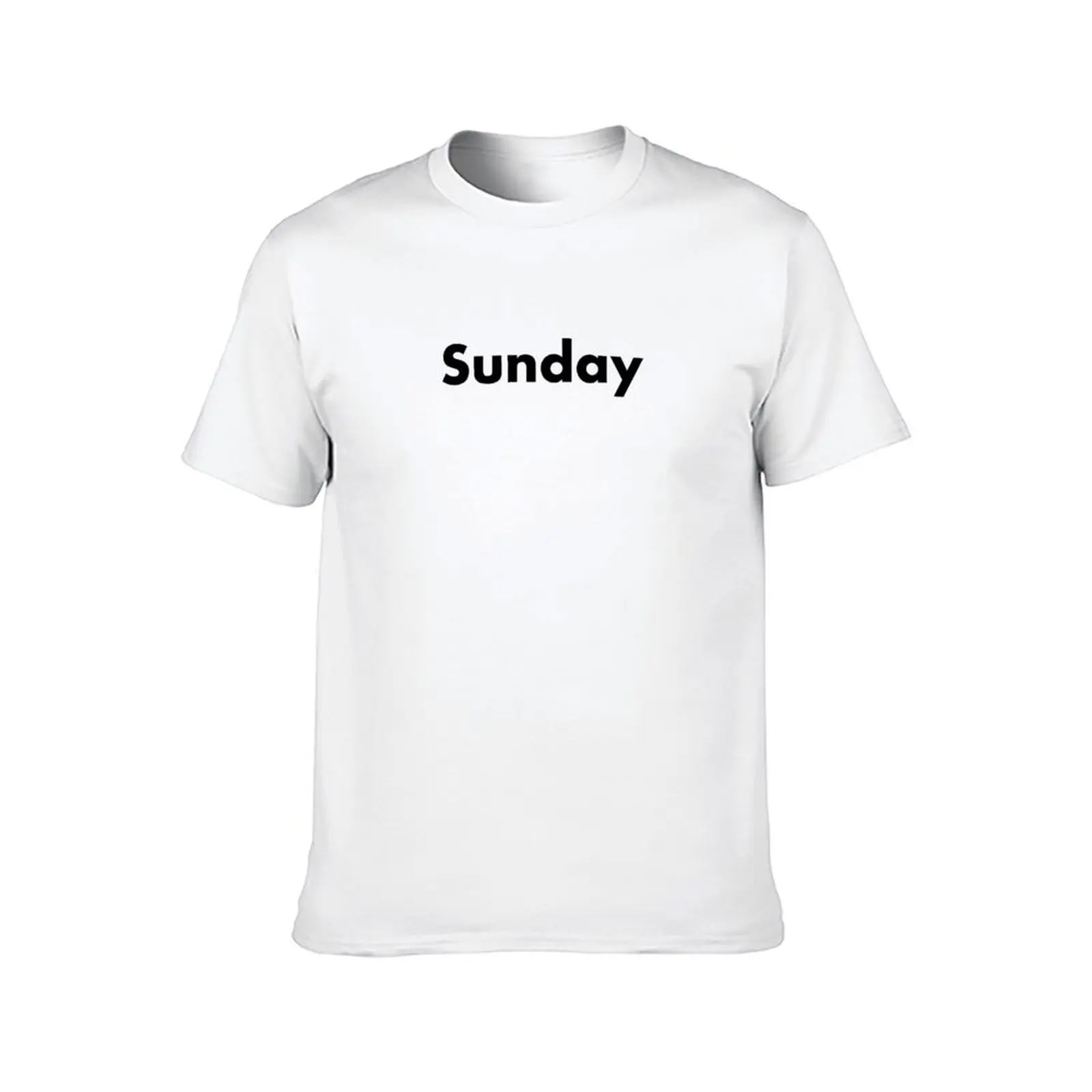 Sunday - simple days collection T-Shirt anime summer clothes t shirts men