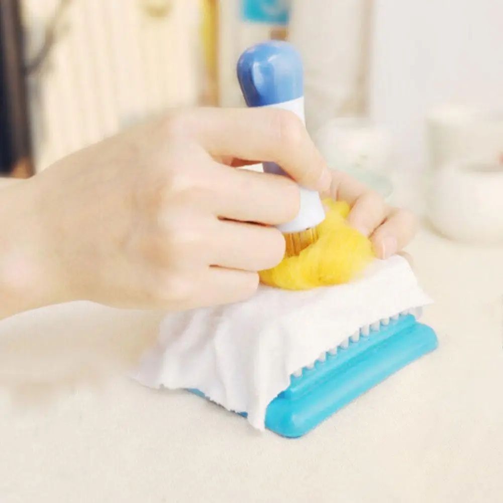 เข็มชุด Felting เข็ม7เข็ม Felting Starter Kit Felt Diy แพคเกจขนสัตว์ Felt สำหรับ DIY อุปกรณ์เครื่องมือ p1P8