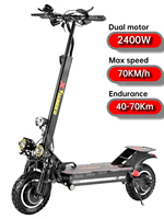 EU 2024 Powerful Foldable Adult Electric Scooter 2400W 48V 28AH Dual Motor Escooter Max Speed 70km/h Range 80km Hydraulic Brake