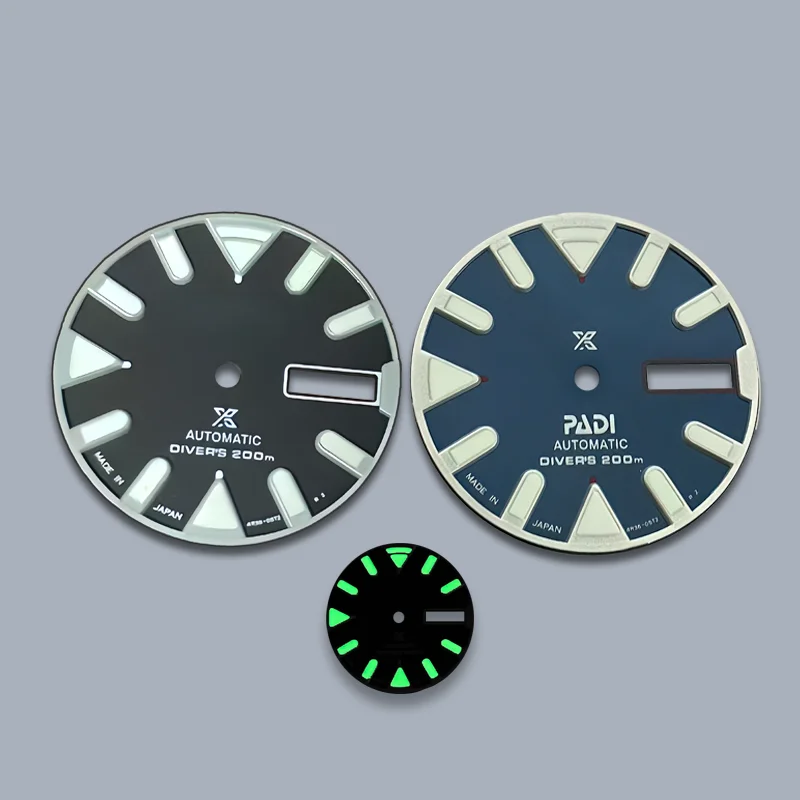 

NH36 Dial 28.5mm S Dial Green Luminous Suitable for NH36 Movement Mechanical Watch Modification Parts