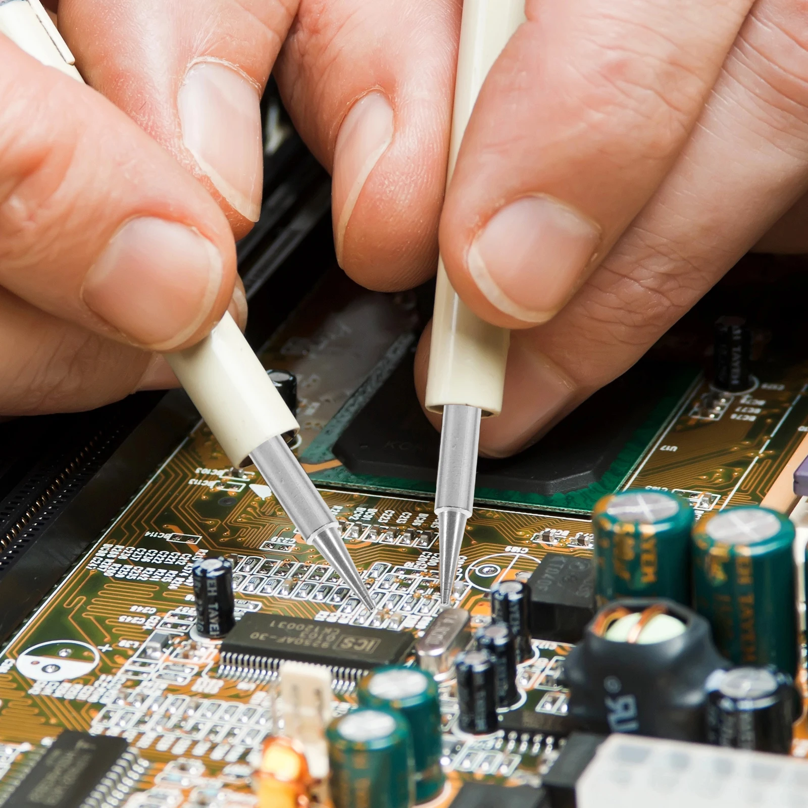 

5Pcs Soldering Iron Tip Replacement Set Assorted Durable for 900m Series Electronic Repair DIY Projects Soldering Tool