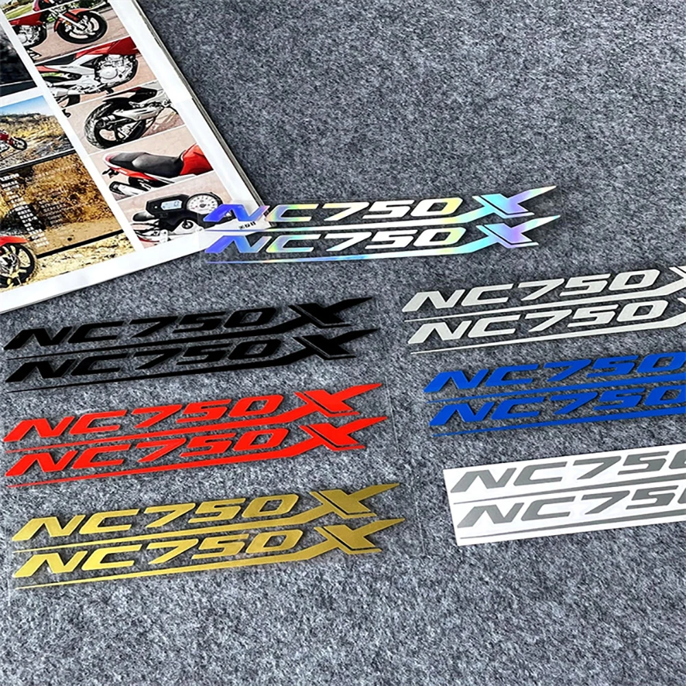 Motorcycle Reflective Emblem Badge Decal NC750X Tank Wheel Sticker Waterproof Decal For Honda NC750X NC750 X