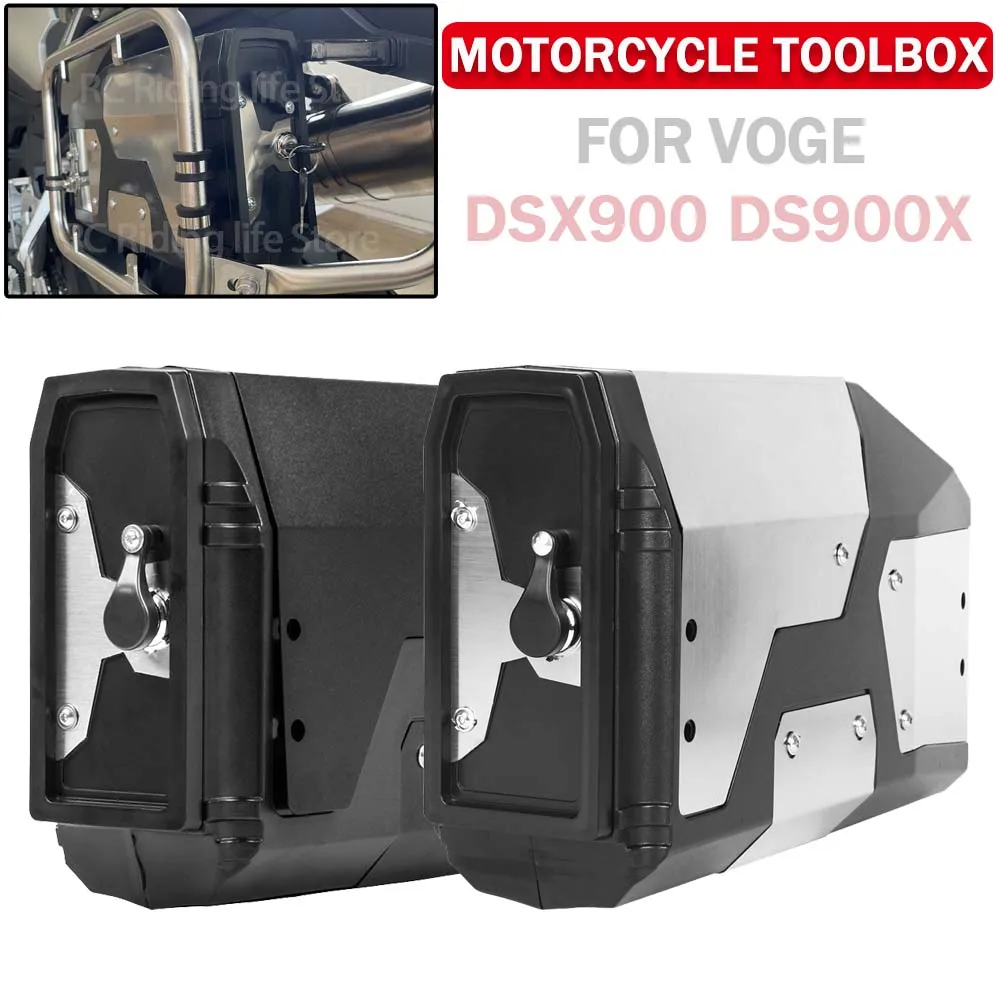 

Motorcycle Left Side Toolbox Tool Box Boxes 4.2 Liters For VOGE DSX900 DS900X DSX 900 DSX DS900 DS 900X 900 X 900DSX Accessories