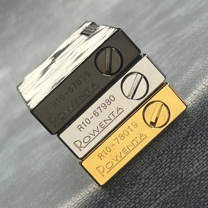 Fashionable Side-slip oil  Lighter, Brass Material, Crisp Steel Sound, Engraved Patterns, High-end Men's Gift