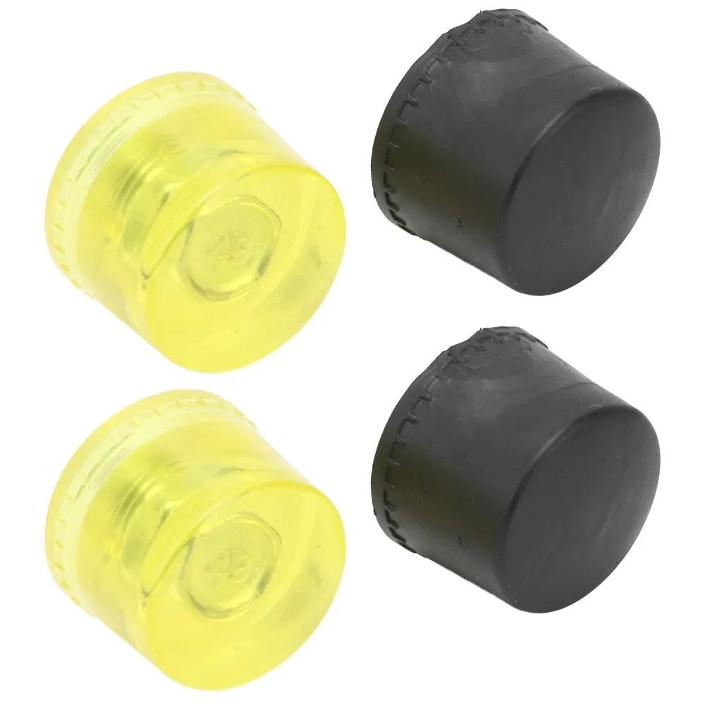 4PCS Replacement Flexible Rubber Striking Head Replaceable Mallet Accessories Mallet Replacement Heads Dead Blow Hammer