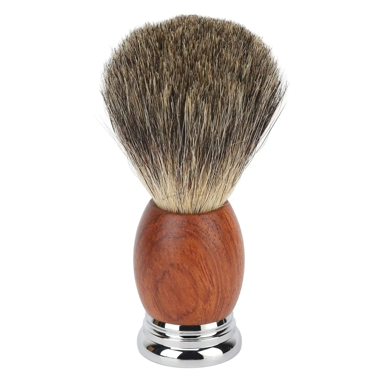 

Travel-Friendly Ergonomic Shaving Brush for Effortless Beard Grooming