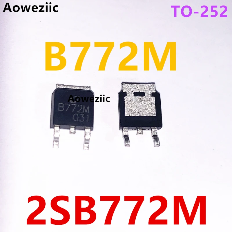 2SB772 CJ B772 TO-252 40V/3A/30W PNP SMD Transistor 2SB772M