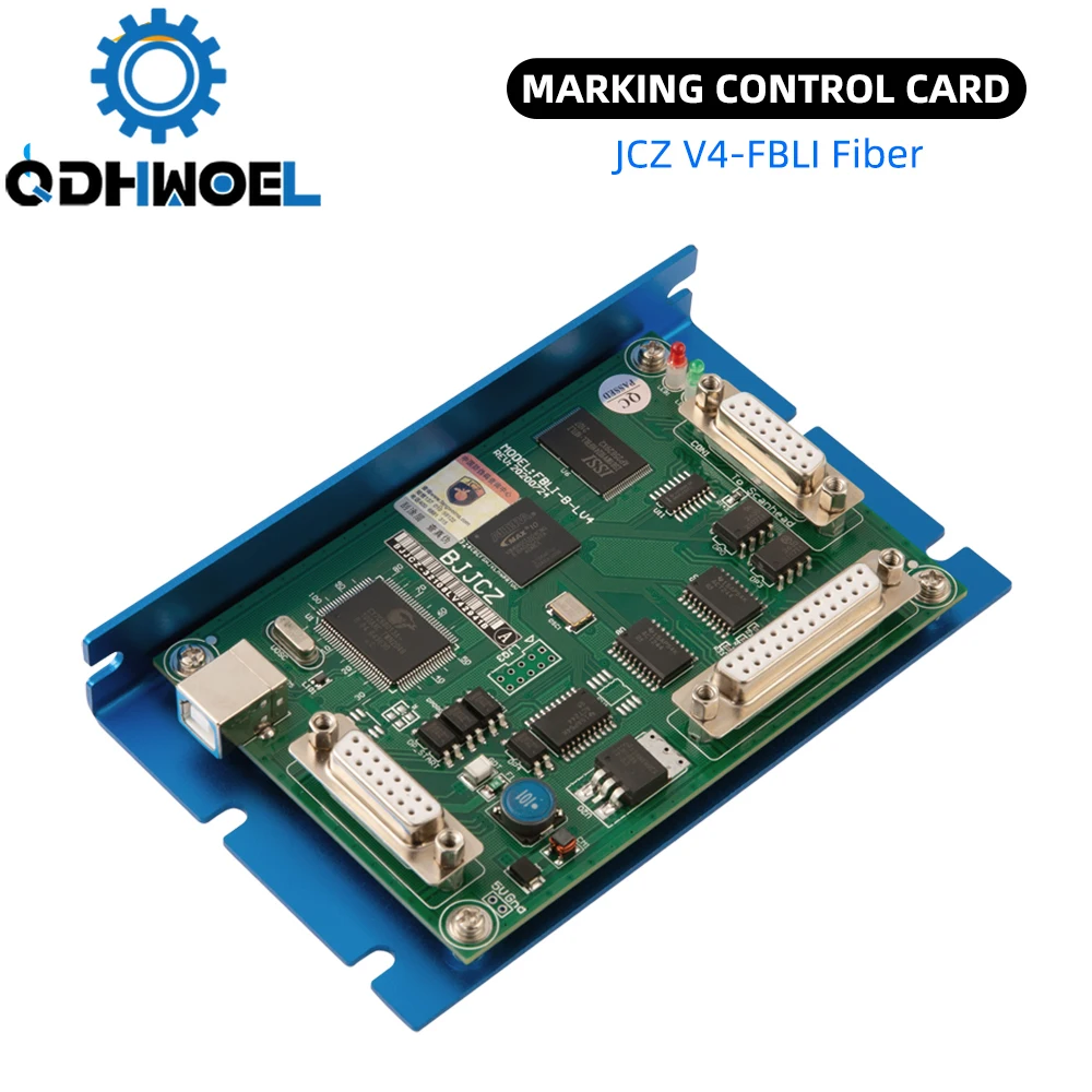 QDHWOEL BJJCZ Laser Controller Card JCZ Control Board LMCV4-FIBER-M FBLI-B-LV4 Ezcad for Fiber Marking Machine IPG Raycus MAX