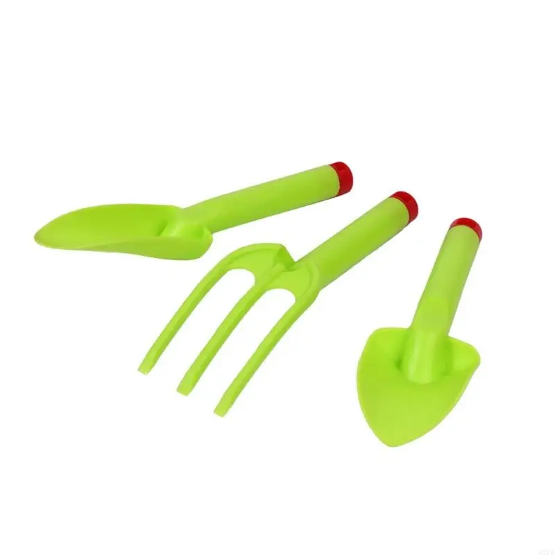 3Pcs Children Sand Digging Shovel Set with Ergonomic Handles for Comfortable Use