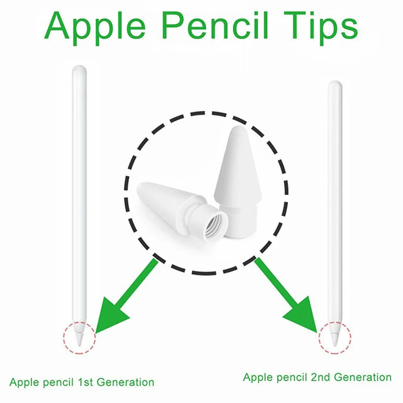 5 Stück Ersatz spitze für Apfels tift 1. 2. für iPad Pro Stylus Press Screen Pen