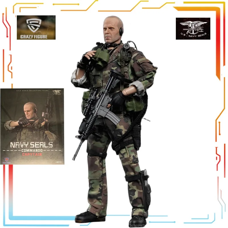 CFTOYS Original 1/12 Finished Product Movable Exquisite Doll Series Seal Special Forces Anime Toys Model Festival Gift for Boys