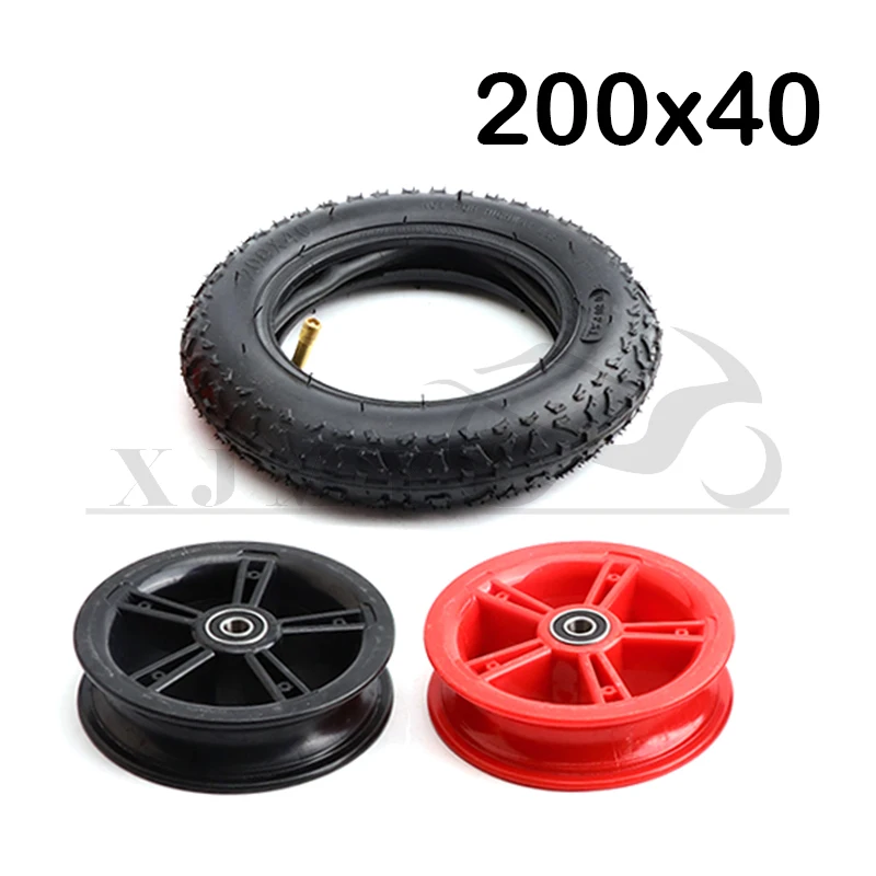 

200X40 folding bicycle tire rubber tire scooter car motorcycle accessories baby carriage 8 inch wheel with inner tube