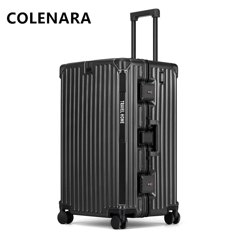 COLENARA Handheld Travel Suitcase Large Capacity Trolley Case 24