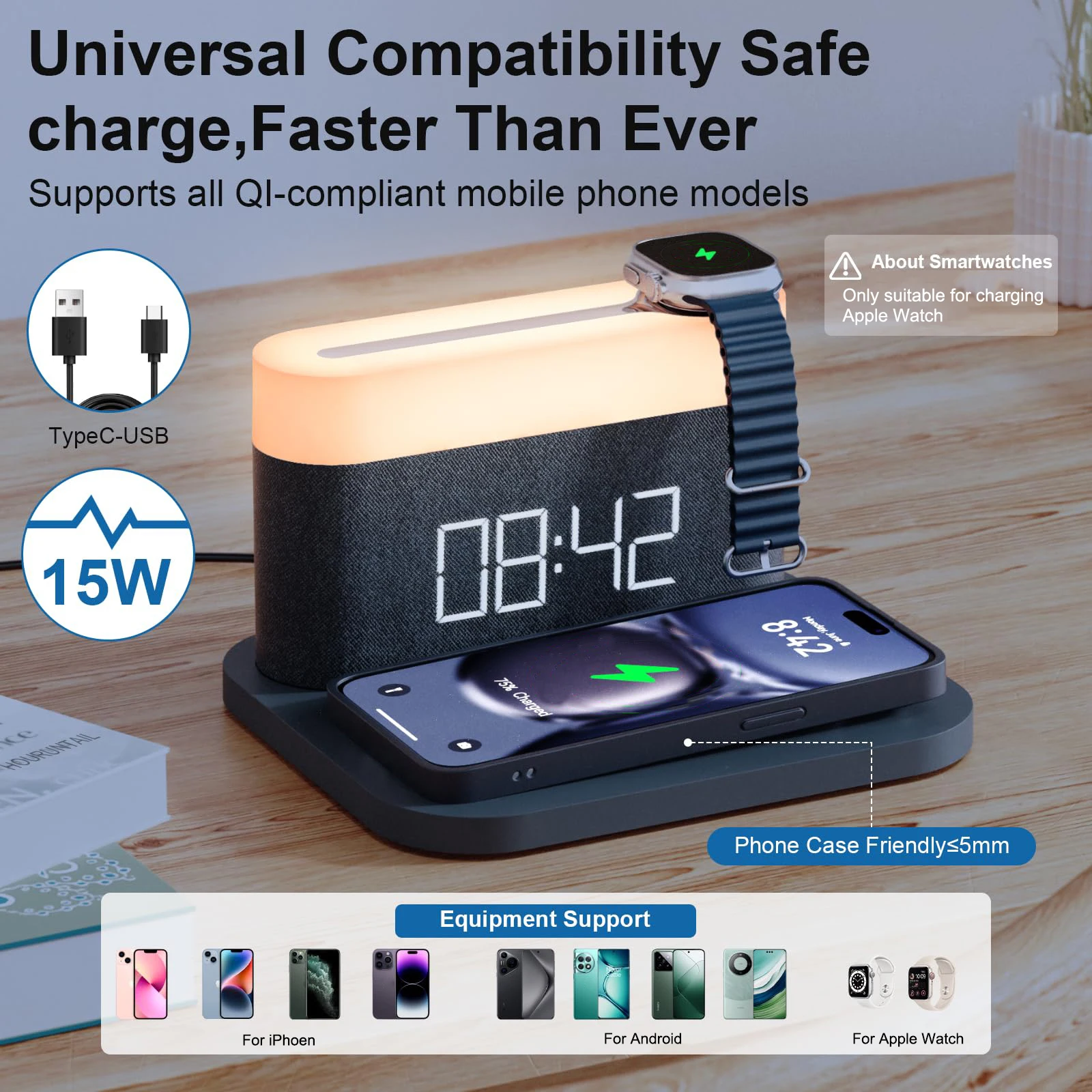 15W Qi Wireless Cha…