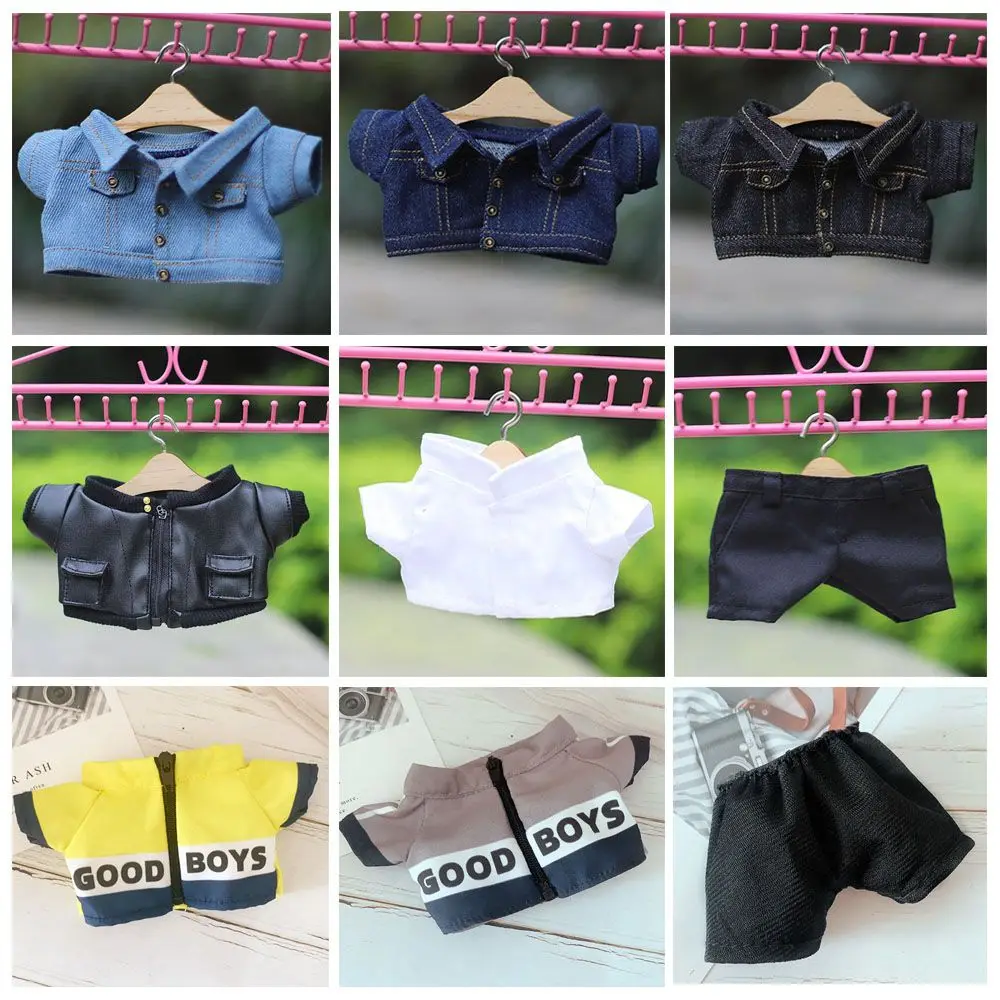 High Quality Doll Accessories Jeans Shorts Outfits Doll Clothes Handmade Jacket Pants Winter Top Coats For 15~20cm Doll