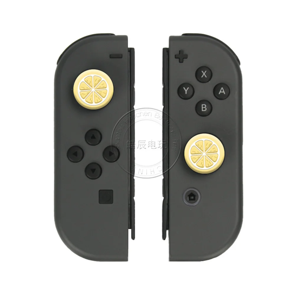 Joystick Cover For Switch Handle Rocker Silicone For NS - Lemon-shaped Button Soft Rubber Lite Hat