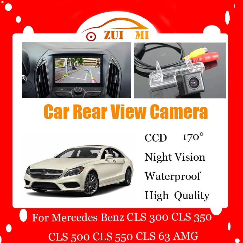 

Car Reverse Rear View Camera For Mercedes Benz CLS 300 CLS 350 CLS 500 Waterproof CCD Full HD Night Vision Backup Parking Camera