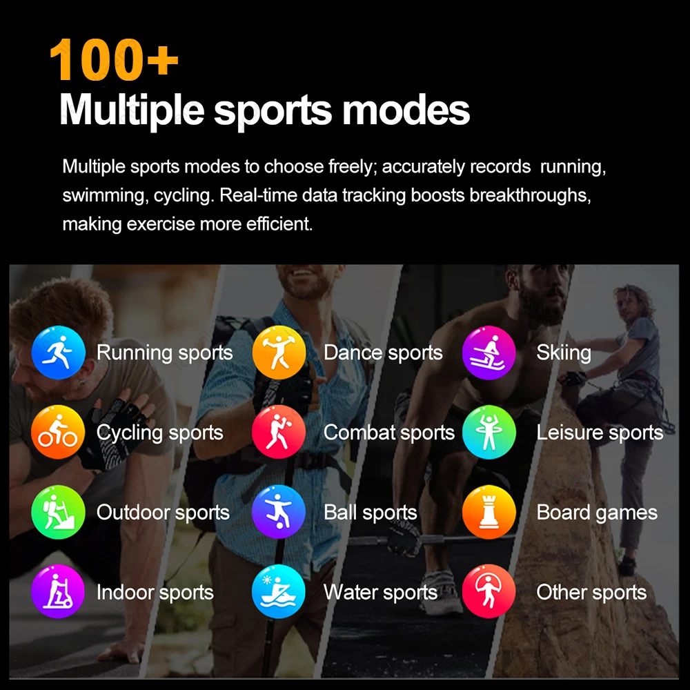 NIEUWE Militaire Outdoor Smart Horloge Mannen 1000mAh Ultra-Lange Batterijduur Fitness Tracker Kompas IP68 Waterdichte Sport Smartwatch