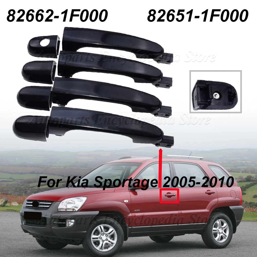 Left Or Right 82662-1F000 82651-1F000 Car Exterior Eexterior Door Handle For Kia Sportage 2005-2010