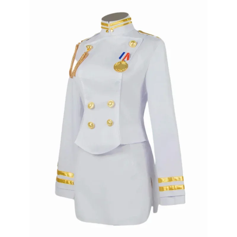 SN88 لعبة Azur Lane IJN Takao IJN Atago أزياء تنكرية زي السفينة البيضاء فستان نسائي % # 2 @