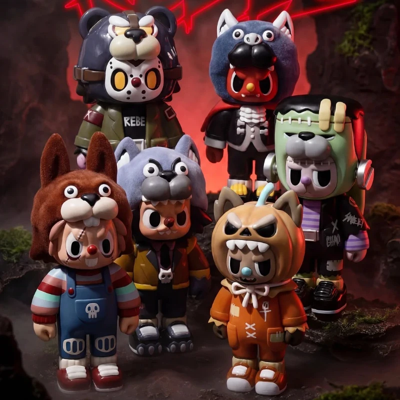 

Chao Sweet Rebel Bear Monster Series Blind Box Toys Cute Anime Figure Mystery Box Desk Ornament Collectible Dolls Birthday Gifts
