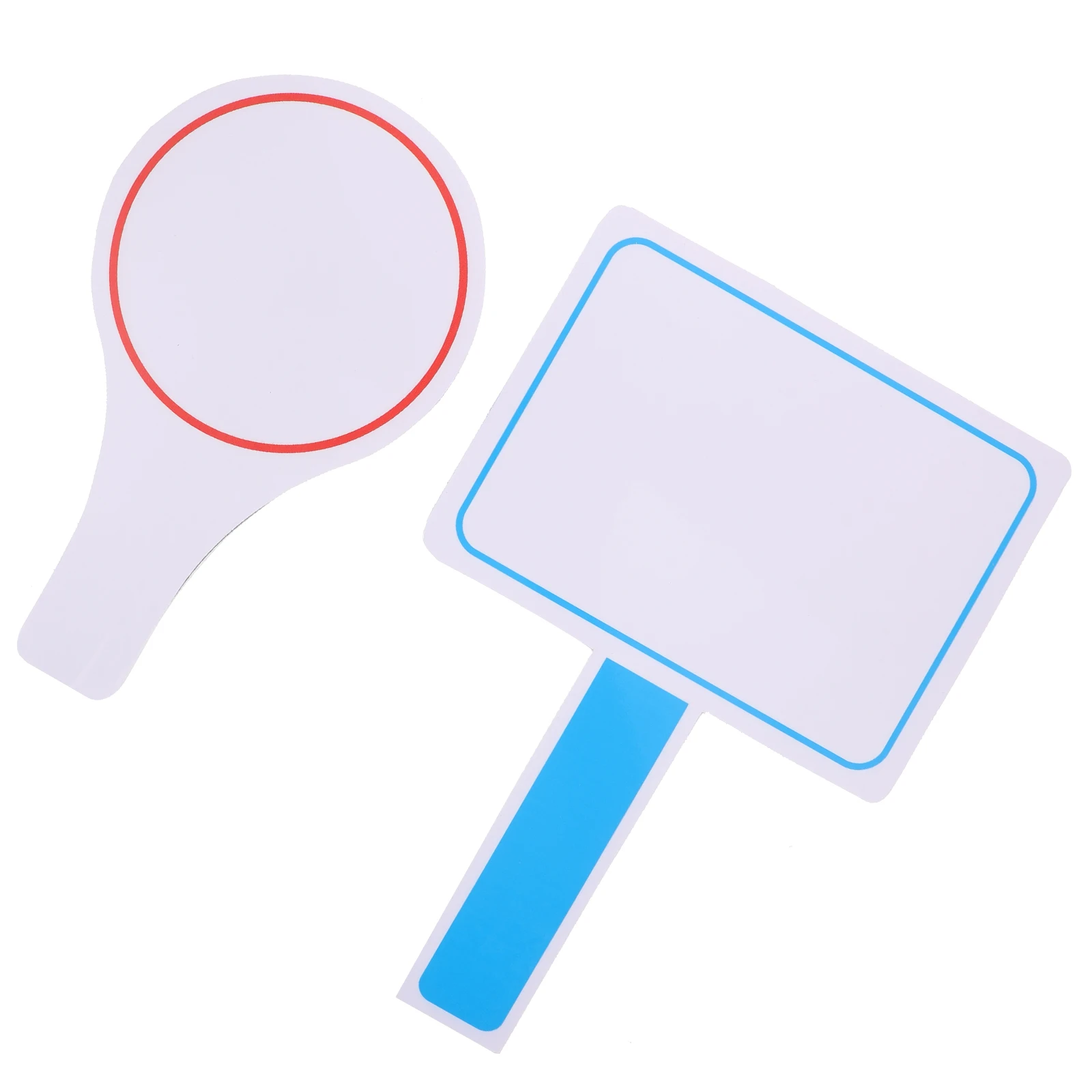 

2pcs Foam Scoring Board Dry Erase Paddles Mini Voting Whiteboards Portable Blank Scorecards For Classroom Students Reusable