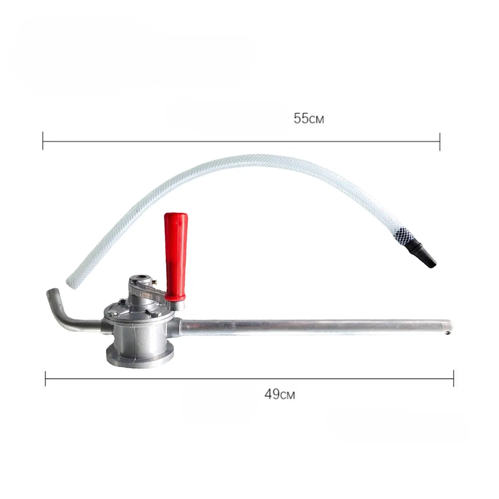 Oil Transfer Pump Fluid Oil Change Tool Manual Drum Rotary Hand Pump Hand Fuel Pump for Motorcycle Pumping Fuel Truck Auto