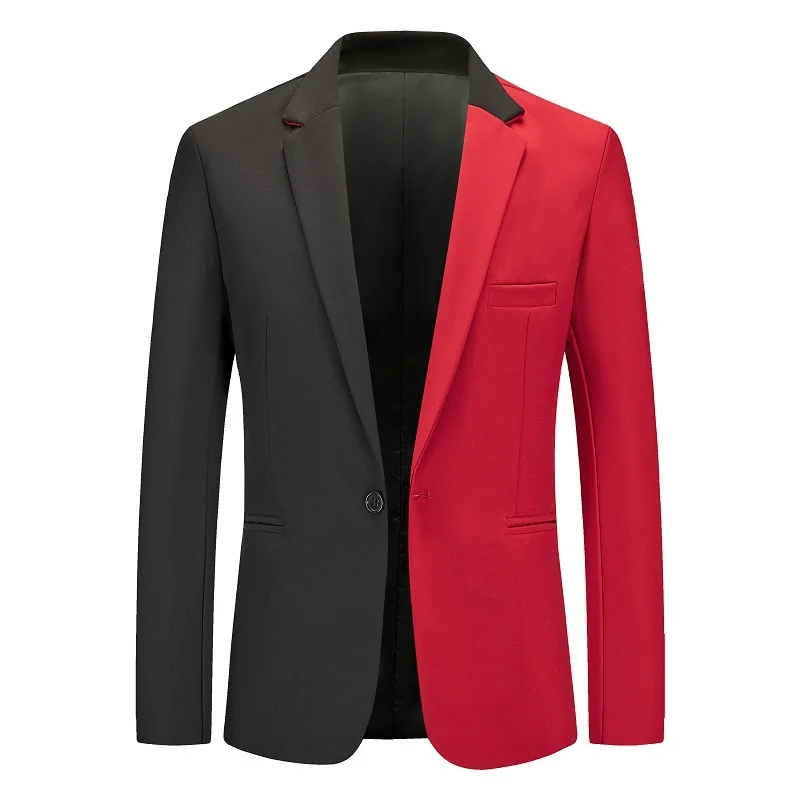 Men Jacket Men Europe and The United States Large Size Suit Casual Fashion Suit Coat Blazer Men