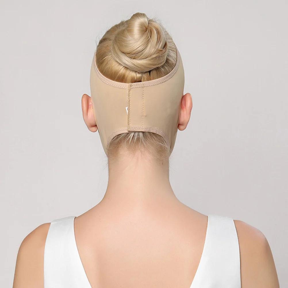 1pc フェイシャルリフトマスク調節可能な再利用可能なフェイスリフトストラップリフティングベルト二重あごの軽減用