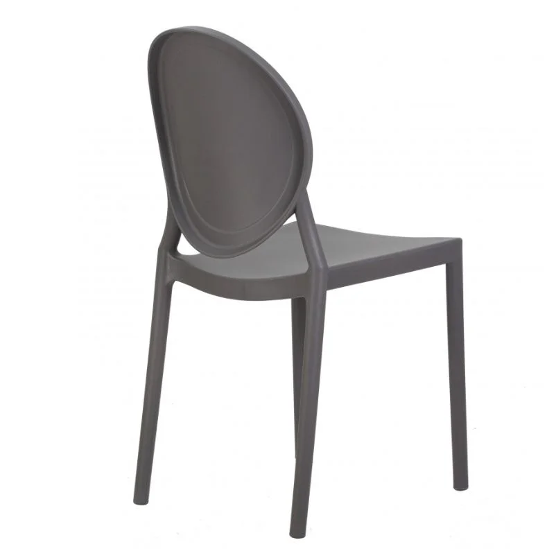 for LUS-K004 Sky Blue Louis Plastic Dining Chair - Stackable Modern Design for Versatile Home and Restaurant Furniture Needs