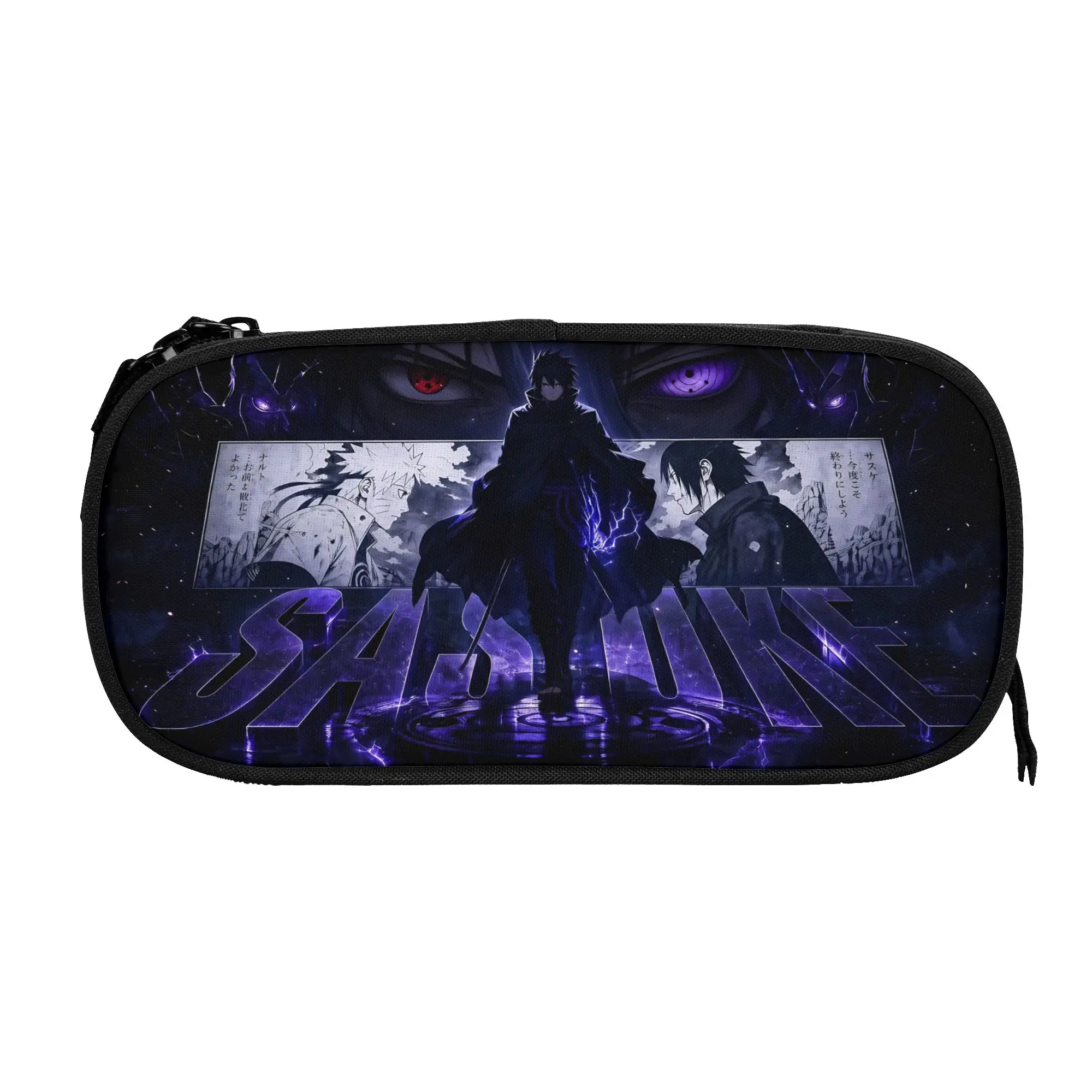Custom Naruto Anime Theme Large Capacity Bags for Child  School Pencil Bag for Boys Gilrs Kids