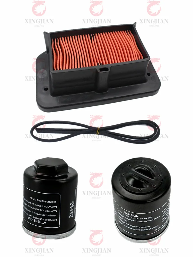 

Motorcycle Air Filter Oil Filter For HYOSUNG QM300-A Bobber GV300S Engine Intake Cleaner Replacement Parts