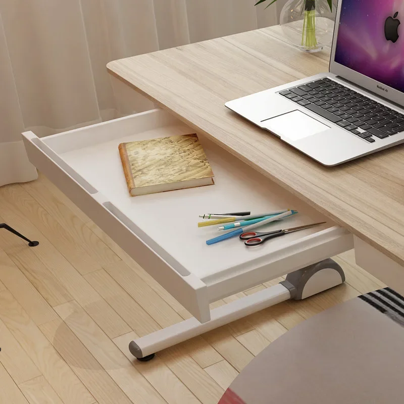 Engineering Desk with Bookshelf Student Home Simple Writing Desktop Computer Desk Bedroom Study Writing