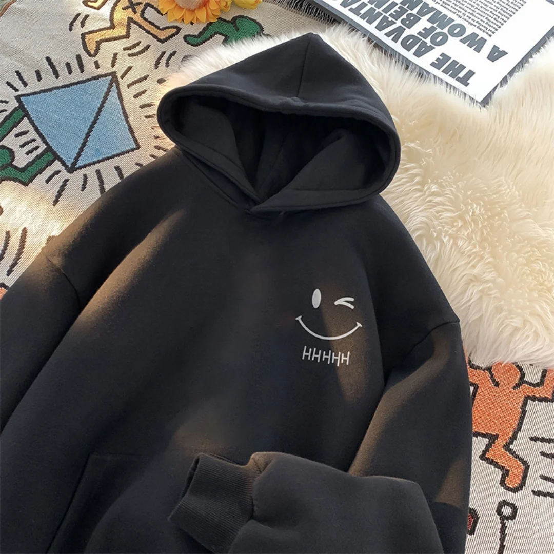 سويت شيرت رجالي من القطن بغطاء للرأس، بلوفر ناعم مريح للارتداء الكاجوال، ملابس مريحة للرجال مع غطاء للرأس #2