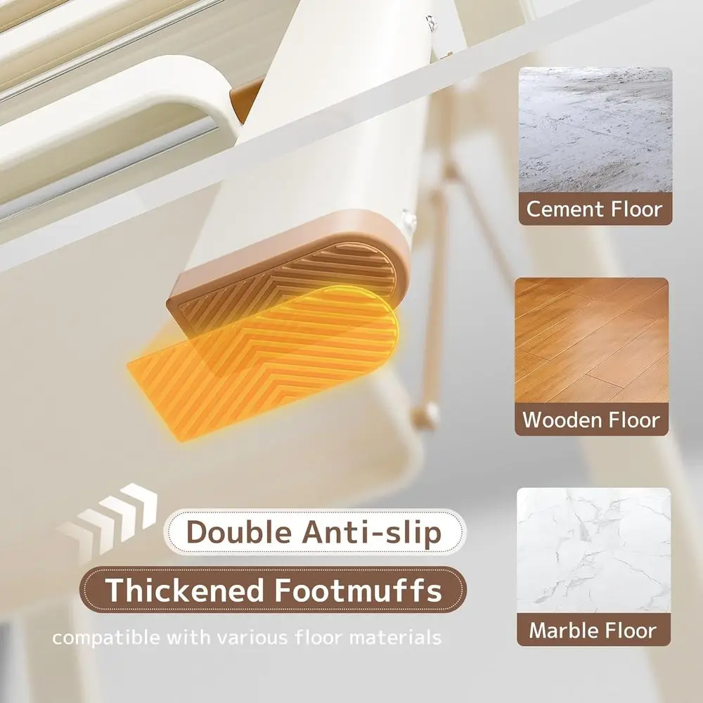 4 Step Ladder Folding Step Stool with Wide Anti-Slip Pedal, 330LBS Capacity, Lightweight Portable Stepladder for Home and Kitche