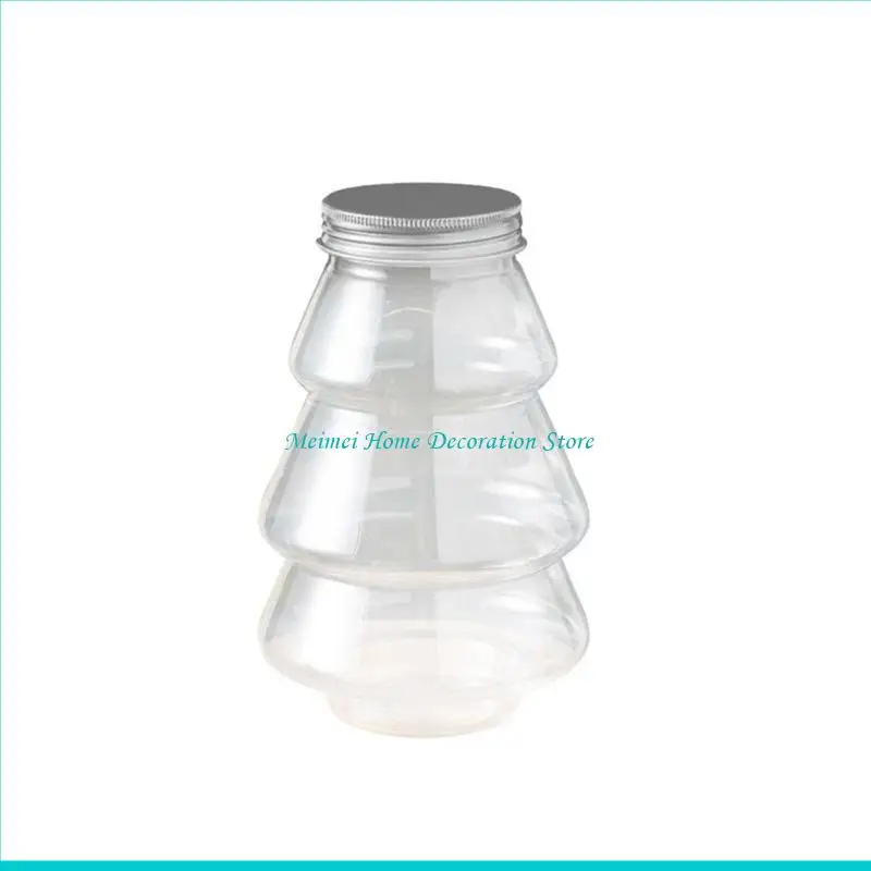 

H7BF Рождественская елка конфеты набор из 6 ясных рождественских упаковок для рождественской коробки для рождественского стола в